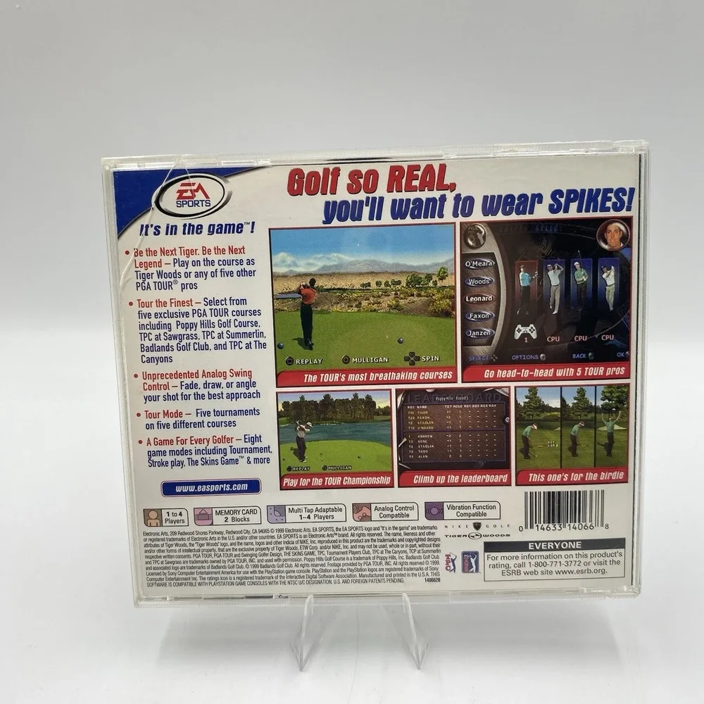 Tiger Woods 2000 (PS1, Playstation‎ 1) Complete Tested